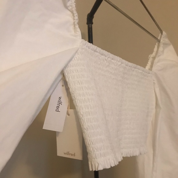 NWT Aritzia Wilfred Inaya Blouse - Picture 7 of 7